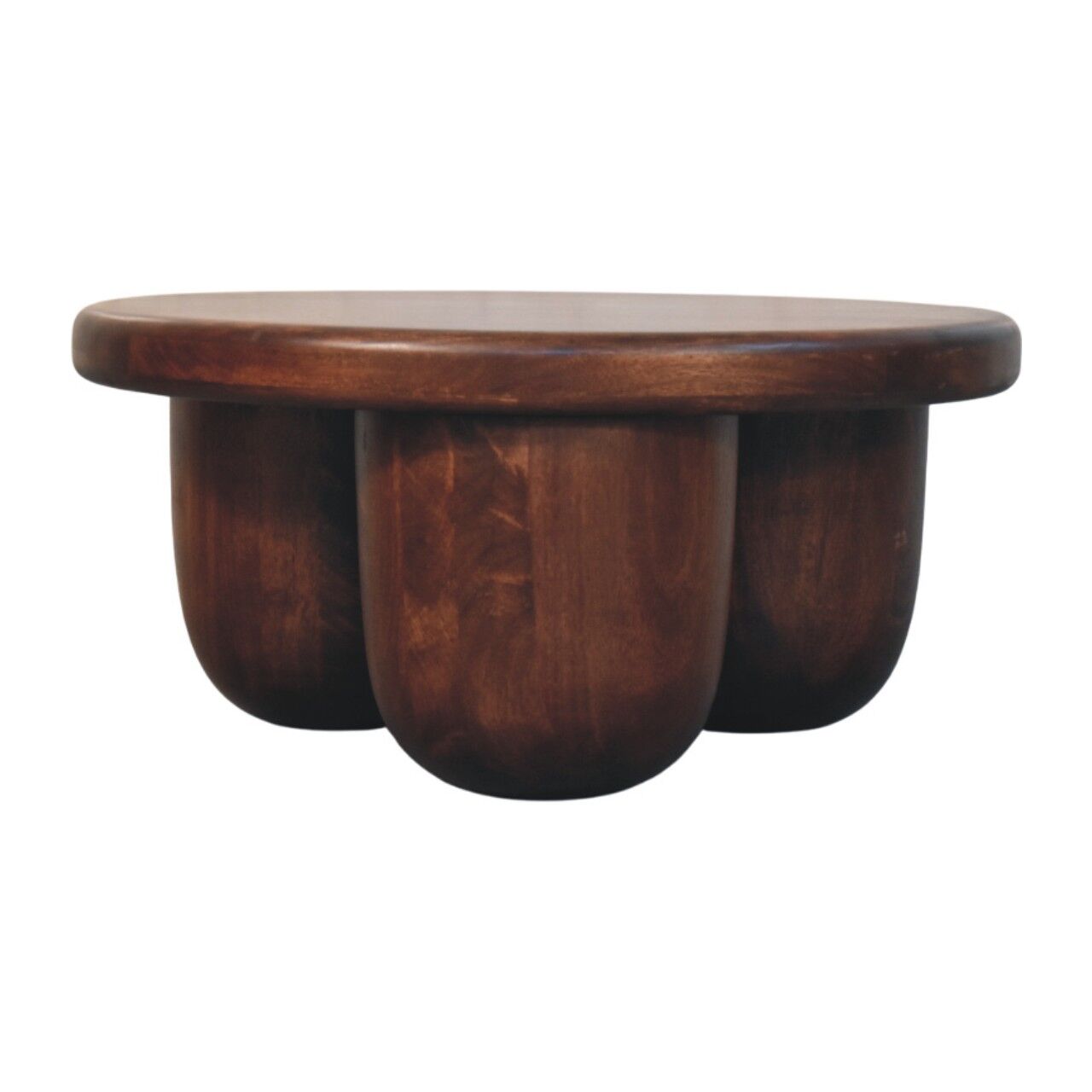 IN4131-1 Winewood Art Deco Sculpted Coffee Table