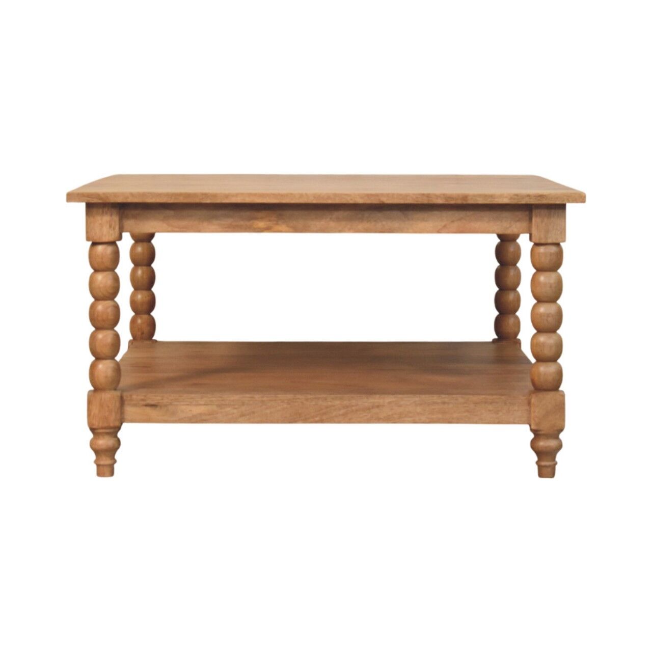 Golden Oak Turned Grace Coffee Table