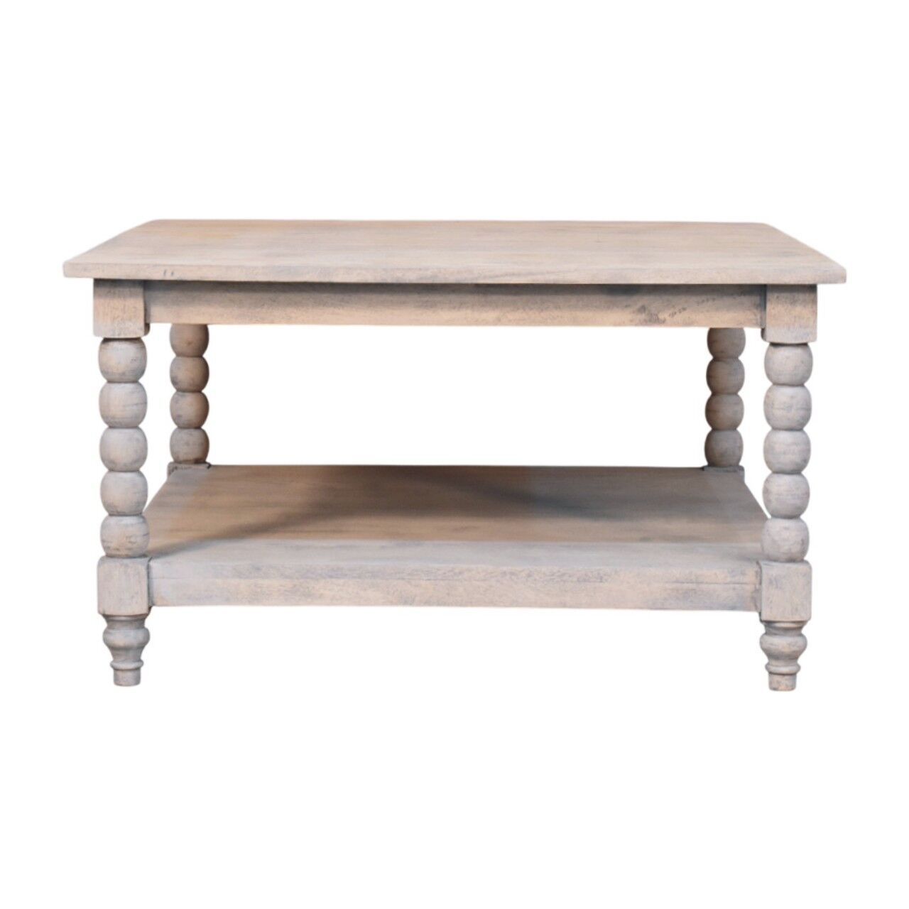 IN4135-1 Acid Wash Turned Grace Bedside Table