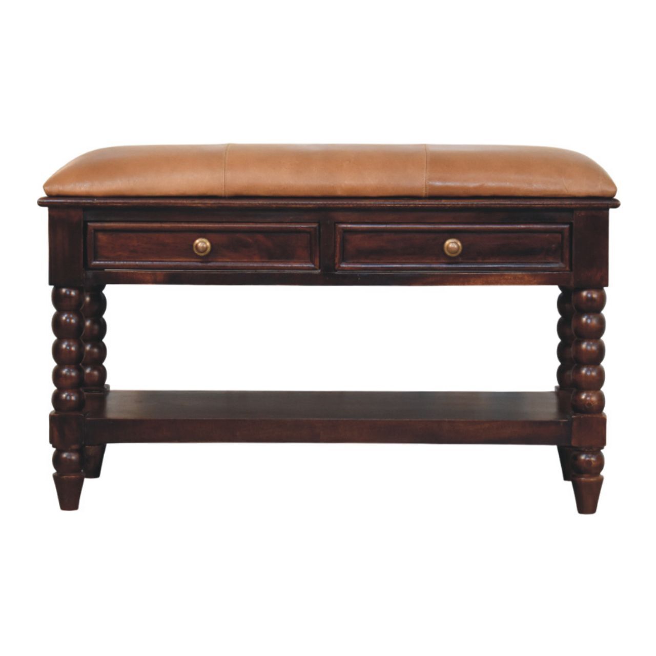 Winewood Turned Harmony Storage Bench